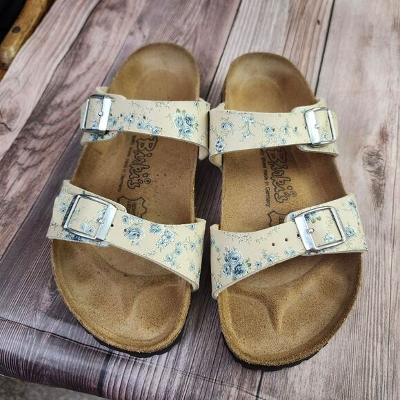 Birki's By Birkenstock Floral Slip-on Sandals Sz 5 - Picture 8 of 11